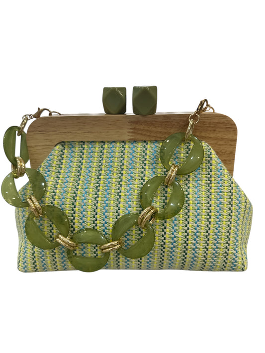 BOLSO DE MANO TRENZADO