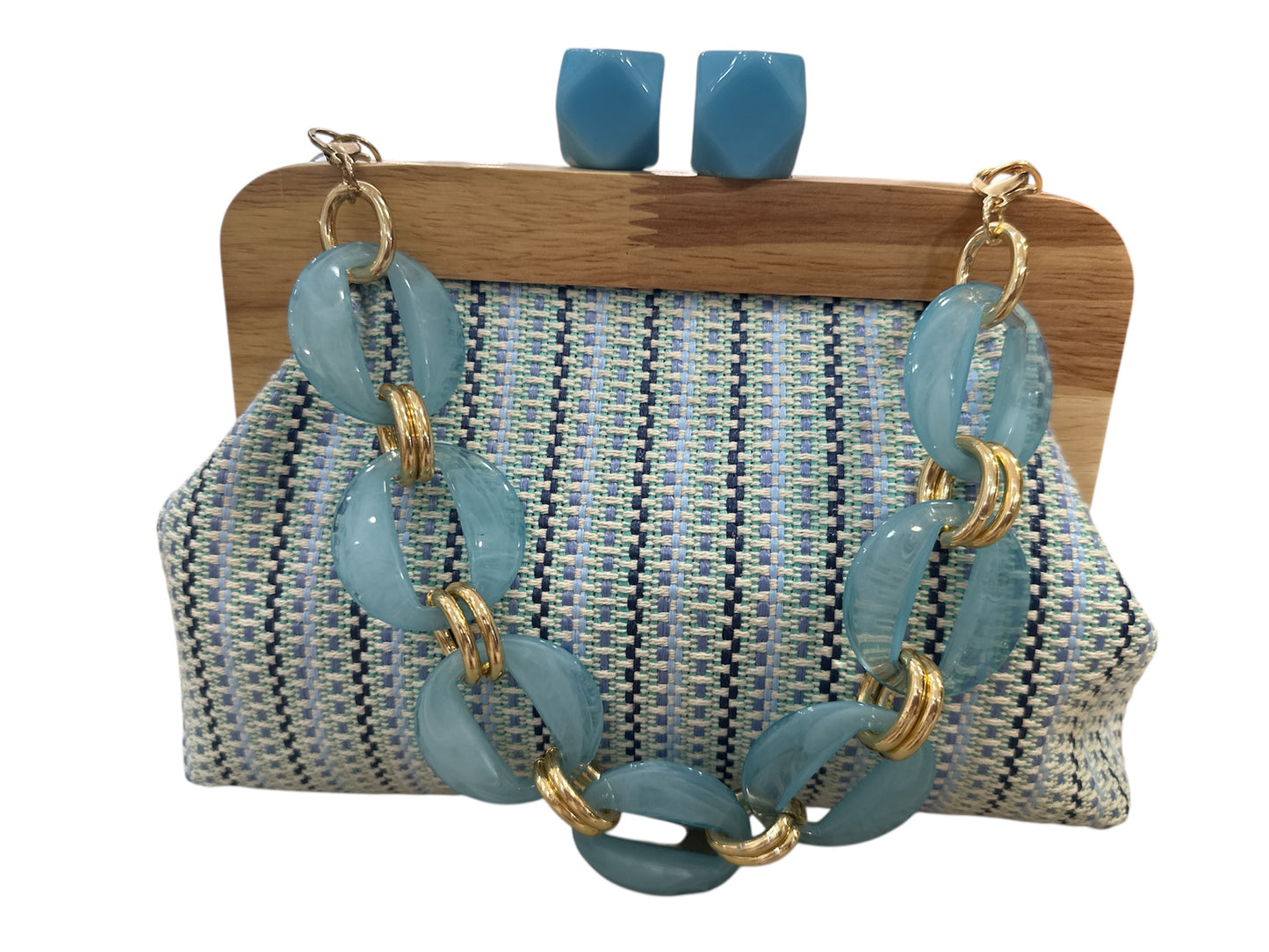 BOLSO DE MANO TRENZADO