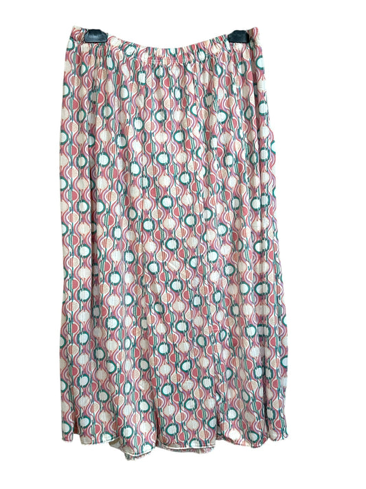 FALDA MIDI ESTAMPADO RETRO