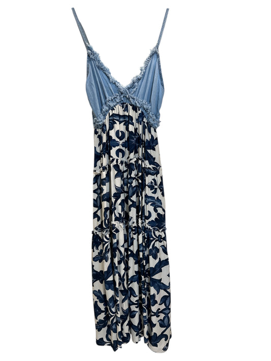 VESTIDO FLORES Y TEJANO