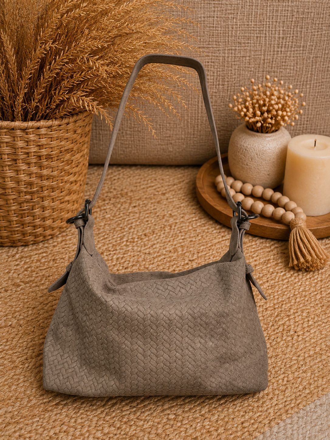 Bolso Hobo Trenzado