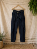 Pantalón Recto de Rayas